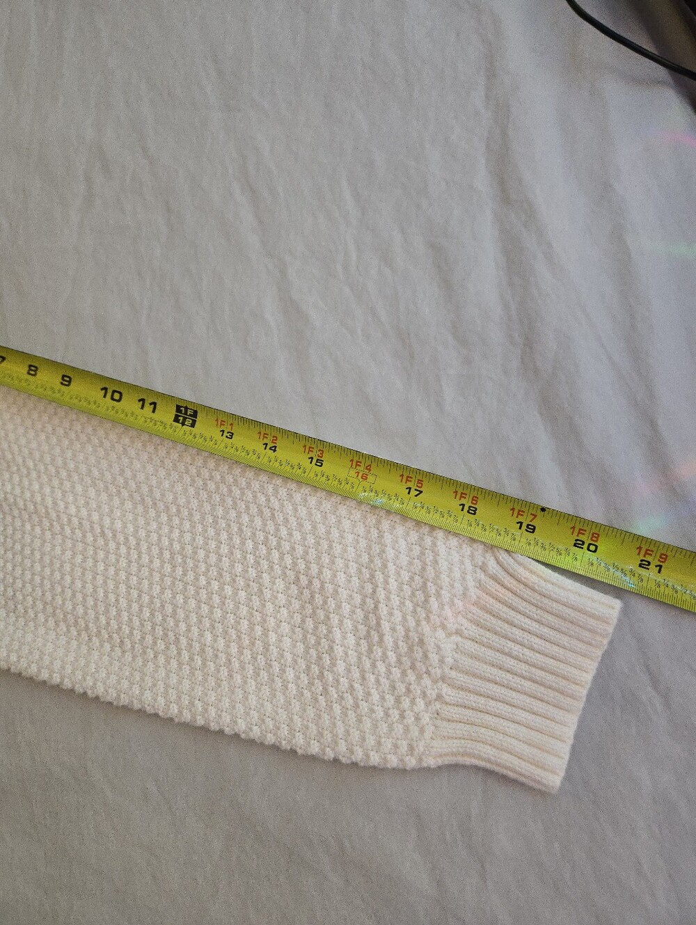Hollister Ivory White Comfy Cloud Easy No Close Cardigan Pockets Cotton HAL3 - Picture 8 of 12